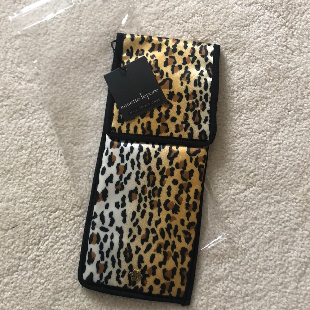 Leopard hair tools case